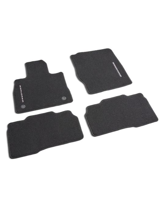 Ford Floor Mats - Carpeted, Black, 4-Piece Set