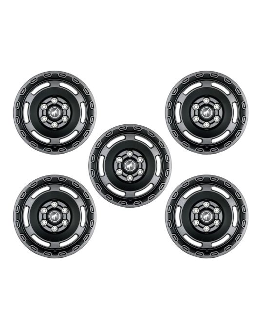 Ford Performance Everglades Wheel Set Of Five Carbonized Gray 17" x 8.5"