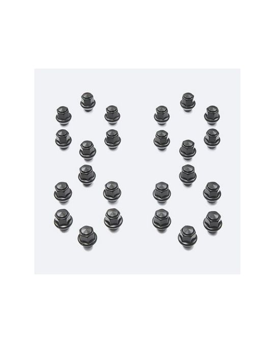 Ford Performance Black Lug Nut M14x1.5 Kit Of 24