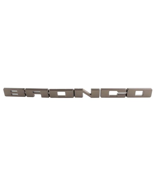 Ford Performance Grille Emblem Overlay BRONCO Lettering Sinister Bronze
