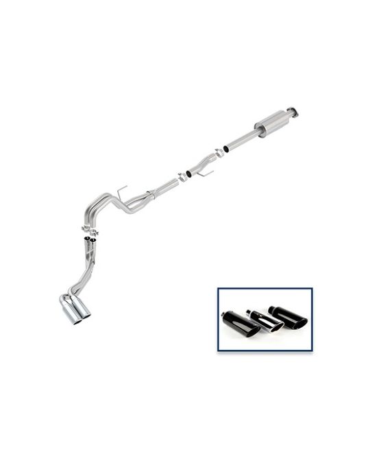 Ford Performance Exhaust System - 3.5L Extreme - Side Exit - Chrome