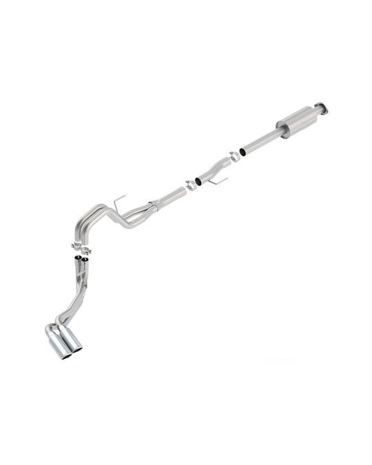 Ford Performance 2.7L 3.5L 5.0L Cat-Back Extreme Exhaust System Dual Side Exit With Chrome Plated Stainless Steel Exhaust Tips
