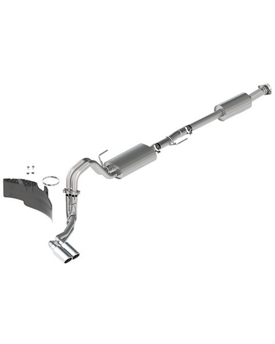 Ford Performance 2.7L 3.5L 5.0L Touring Exhaust With Chrome Tips Side Exit