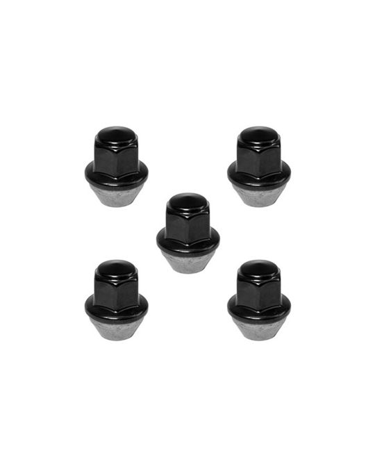 Ford Performance M12 x 1.5 Black Lug Nut Wheel Kit Set Of Five