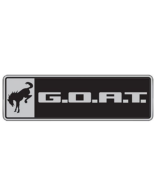 Ford Performance GOAT Badge Black Chrome