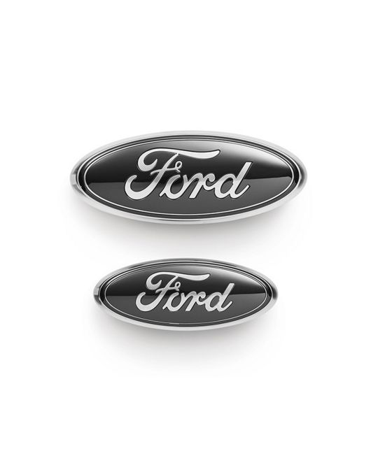 Ford Performance Black Smoked Chrome Oval Emblem Kit