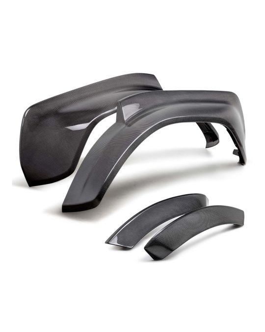 Ford Performance Carbon Fiber Rear Fender Flare Kit With Gloss Finish