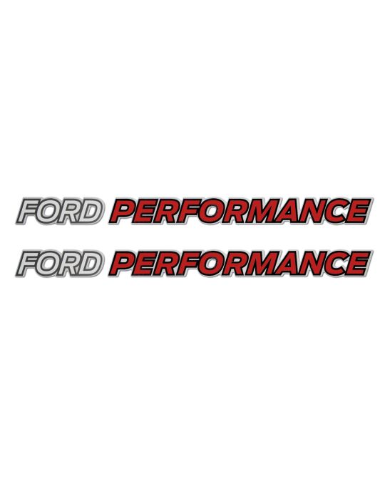 Ford Performance Off Road Bedside Decal Kit White / Red Ford Performance Logo