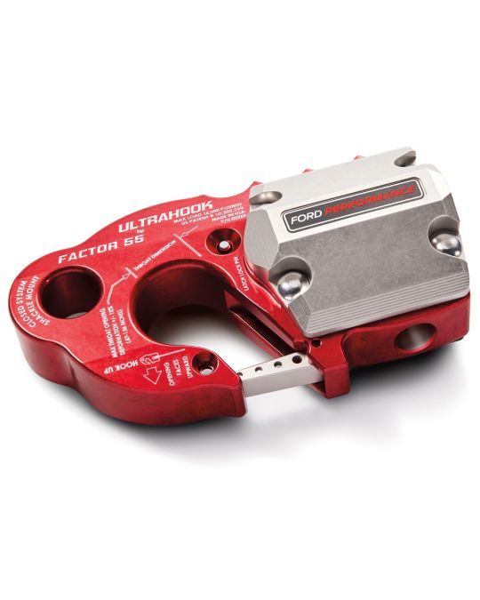 Ford Performance By Factor 55 Red Winch Mounted Ultrahook