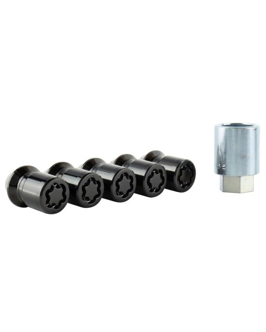 Ford Performance M12x1.5 Black Security Lug Nuts Kit Of 5