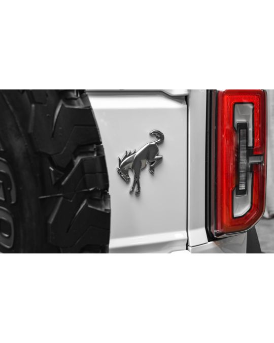 Ford Tailgate Emblem Chrome Bucking Bronco