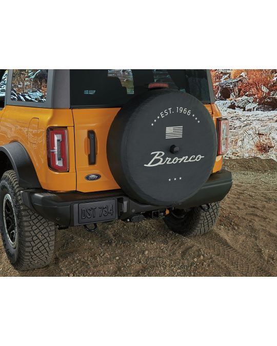 Ford Spare Tire Cover Soft 32" Tire Bronco 66 Cactus Gray