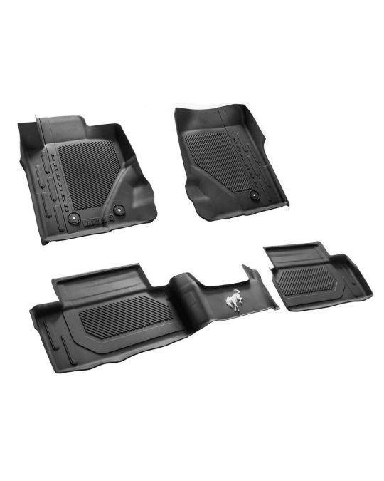 Ford All Weather Floor Liners Over Carpet 4 Piece Kit For 2 Door