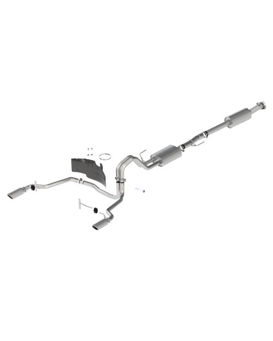 Ford Performance Sport Exhaust System Rear Exit With Chrome Exhaust Tips