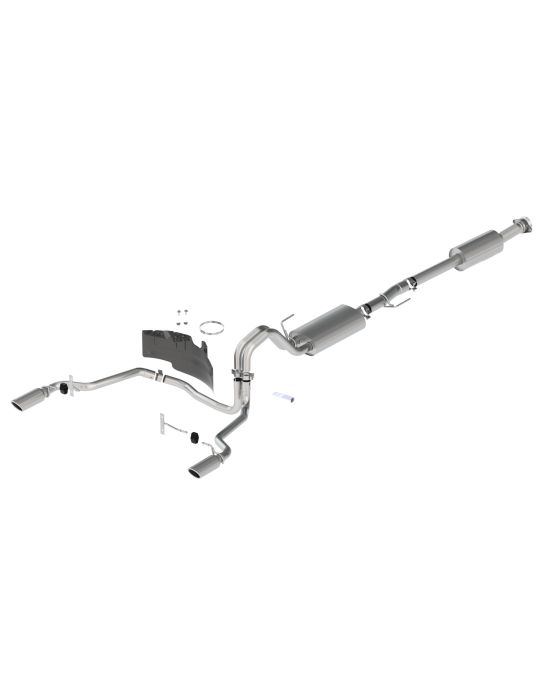 Ford Performance Touring Exhaust System Rear Exit With Chrome Exhaust Tips