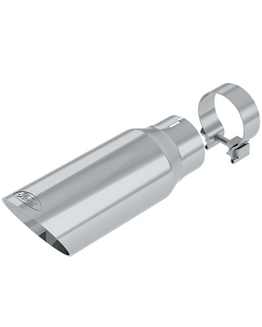 Ford Performance Chrome Exhaust Tip 4 Inch Stainless Steel With Ford Logo For 2.3L EcoBoost