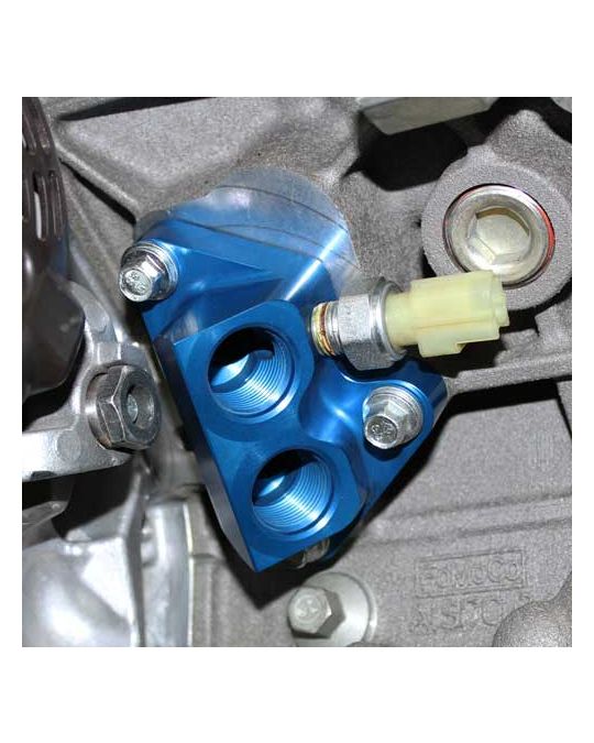Ford Racing 5.0L 4V TI-VCT Oil Line Adaptor