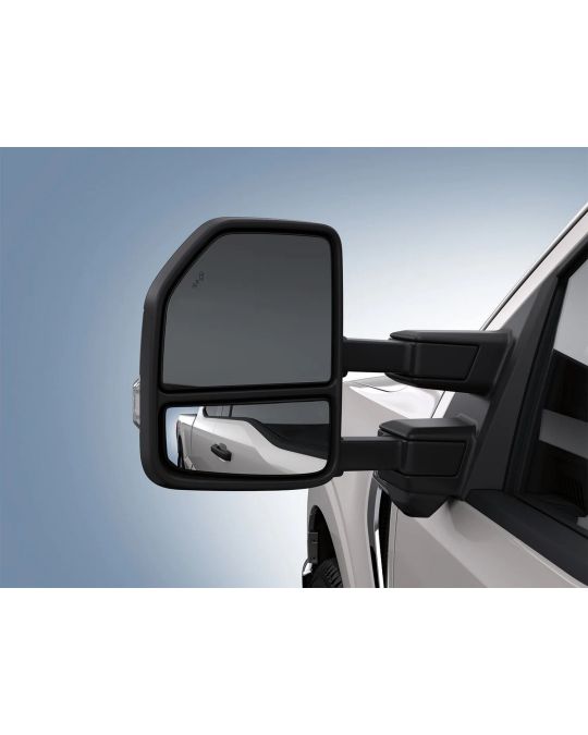 Ford Black Trailer Tow Mirrors Manual Telescoping For Trucks With 360 Camera