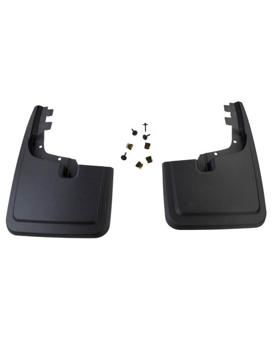 Ford Molded Carbon Black Splash Guards Front Pair For Lightning