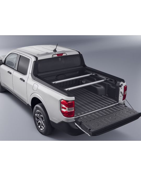 Ford Bed Rack Adjustable T-Slot Crossbars Kit Of Two For Bed Side Rail Attachment