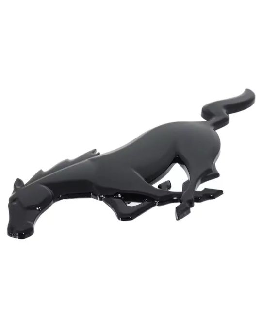 Genuine Ford Gloss Black Pony Rear Deck Lid Emblem From Nite Pony