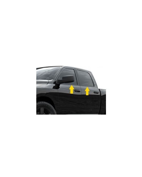 Mopar Trim Kit Window Molding Black