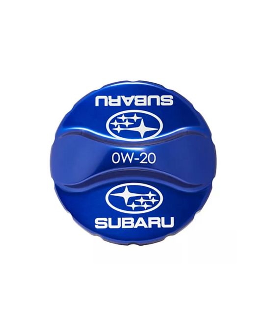 Subaru Oil Cap 0W-20 Blue With Subaru Logo