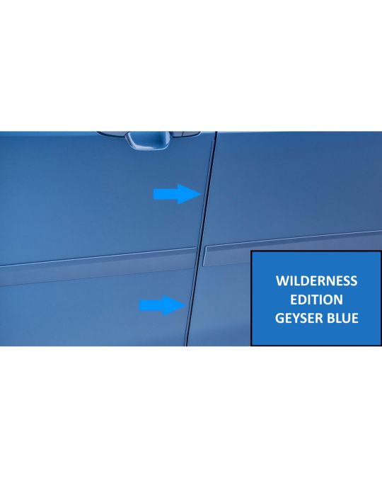 Subaru Door Edge Guard Kit - Geyser Blue For Wilderness Edition