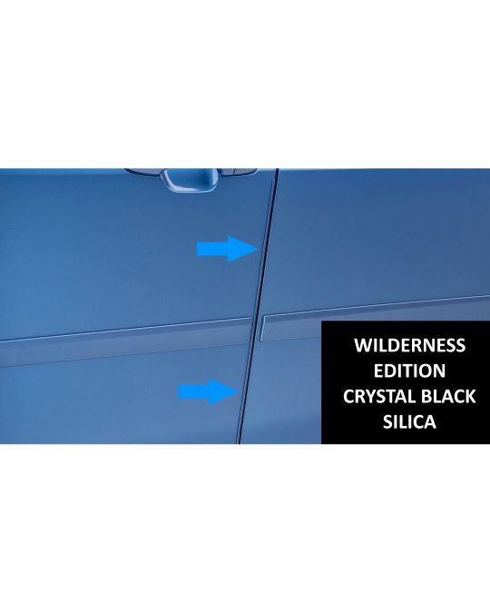 Subaru Door Edge Guard Kit - Crystal Black Silica For Wilderness Edition