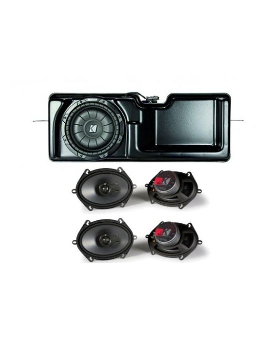 Ford Audio System Upgrade - Complete Kit - Super Cab - Without 4.2 or 8 Inch Display