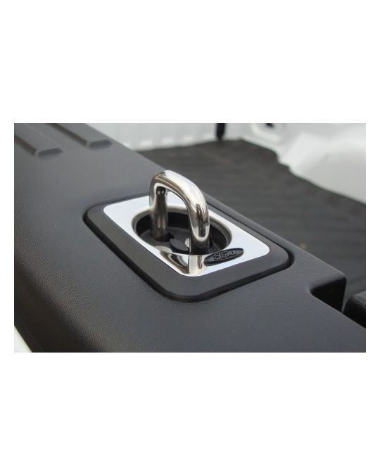 Ford Bed Hooks - Retractable, Polished Stainless Steel
