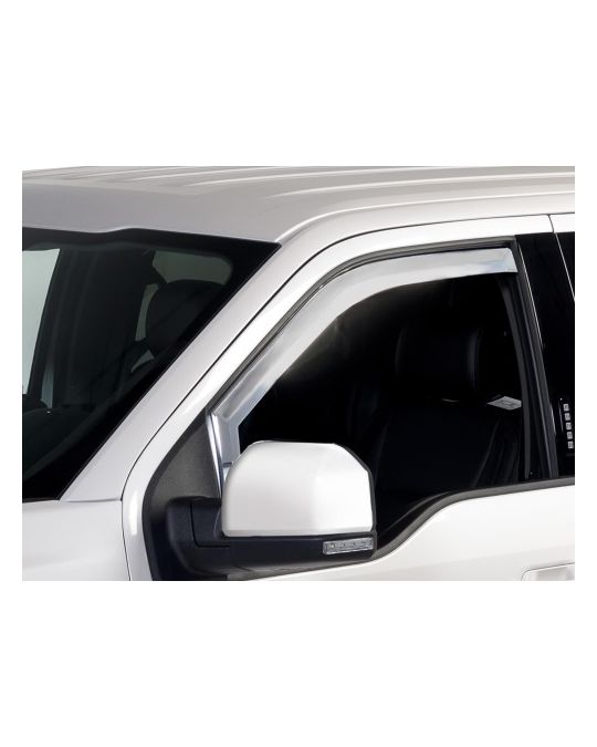 Ford Window Deflectors - Regular Cab - Chrome