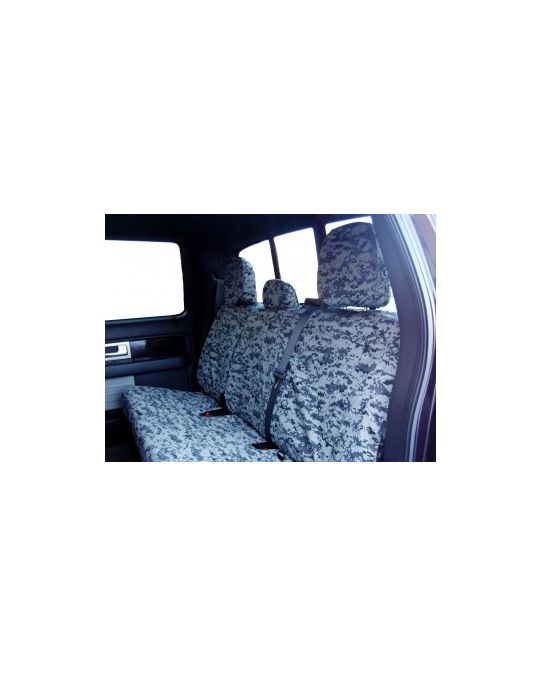 Ford Seat Covers Rear 60/40 Crew Cab - Winter Camo