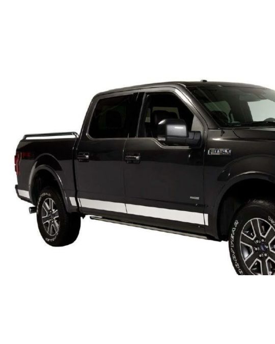 Ford Bodyside Molding Trim Kit - Regular Cab - 8' Bed - Stainless Steel