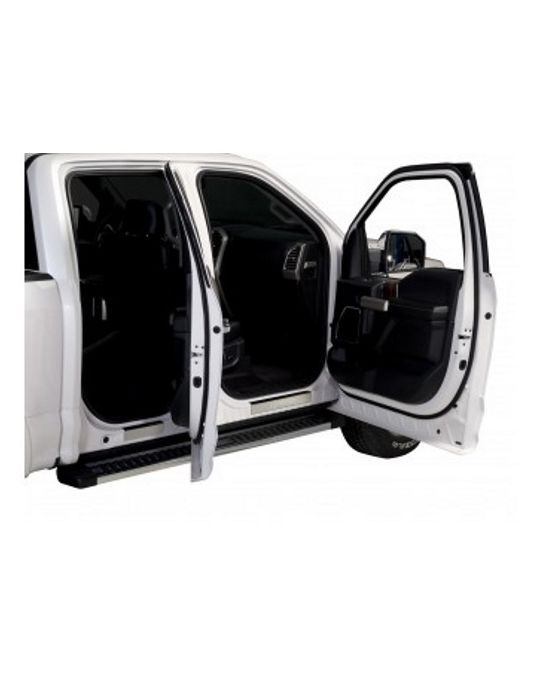 Ford Door Sill Plates - SuperCrew - Stainless Steel