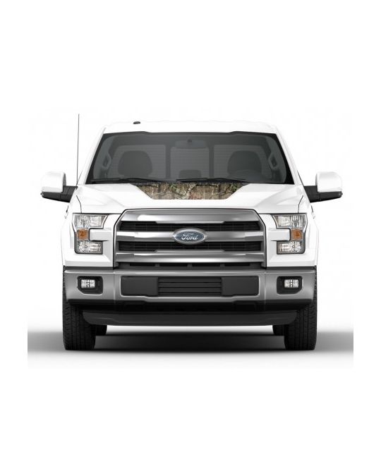 Ford Graphics Kit - Mossy Oak Camo Hood Cowl Stripe Kit