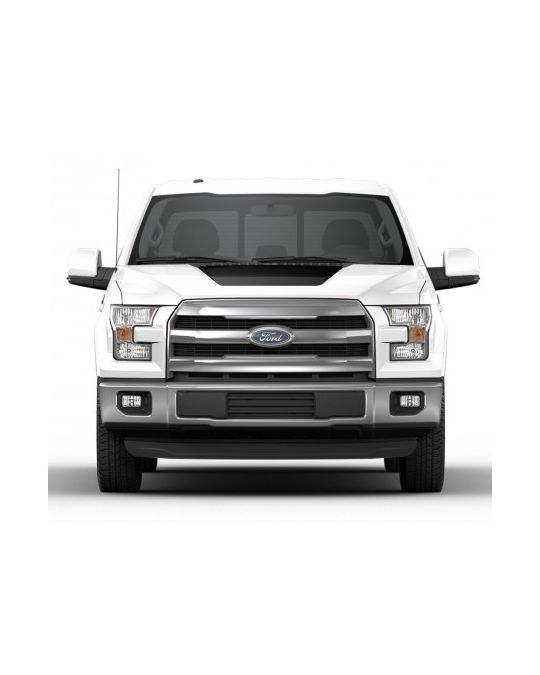Ford Graphics Kit - Matte Black Hood Cowl Stripe Kit