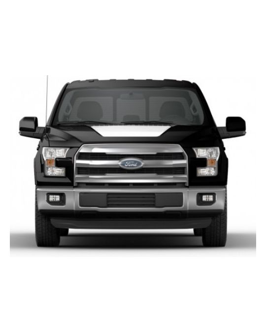 Ford Graphics Kit - Gloss White Hood Cowl Stripe Kit