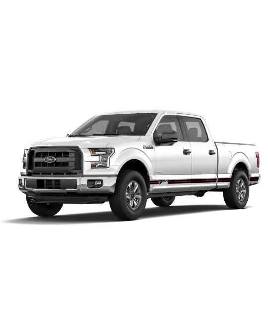 Ford Graphics Kit - Tri Bar Kit Red/Black