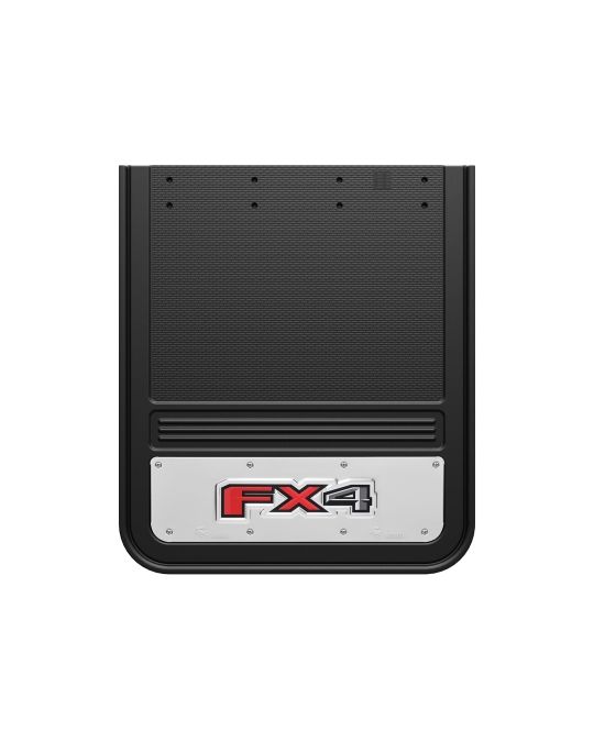 Ford Splash Guards Rear DRW With FX4 Die Stamped Stainless Insert