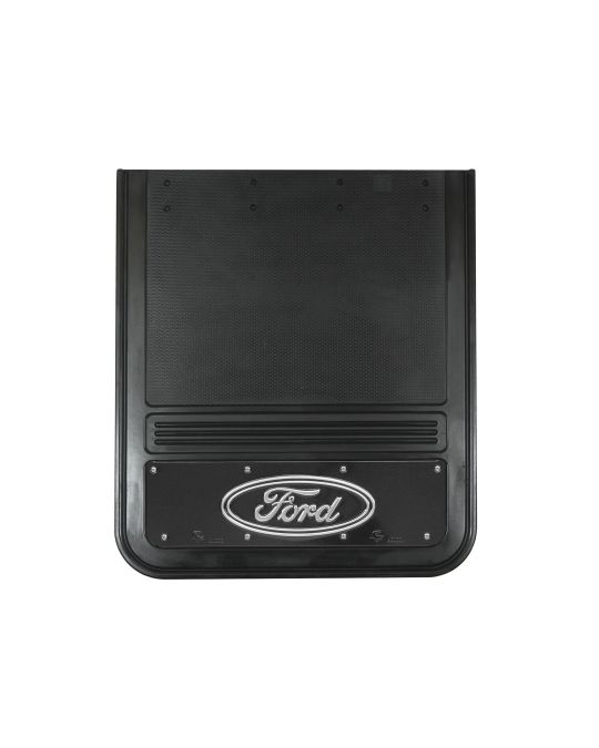 Ford Splash Guards - Rear DRW W/ Black Ford Oval & Black Surround