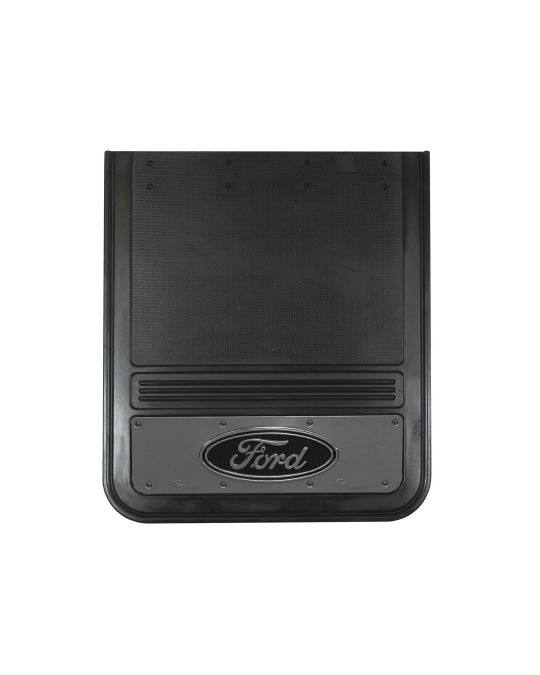 Ford Splash Guards - Rear DRW W/ Black Ford Oval & Gunmetal Surround