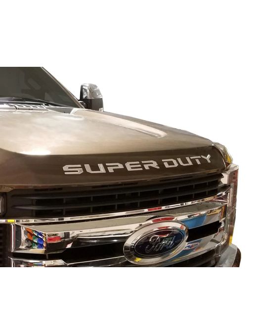 Ford Decal Hood Lettering Chrome