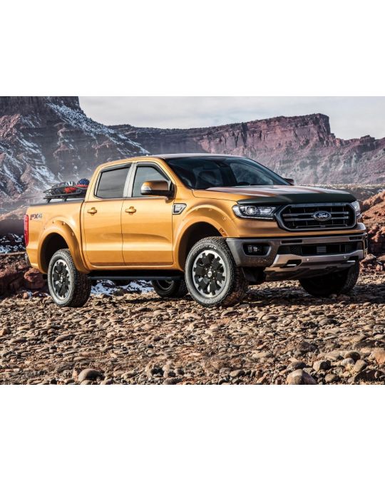 Ford Fender Flares - Bolt on Look, Smooth Paintable Black Satin, For Super Cab