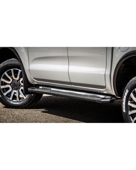 Ford Step Bar Filler Cover Super Crew Stainless Steel
