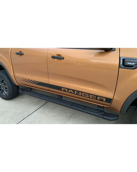 Ford Graphics Kit - Speed Stripes - Matte Black - Super Cab