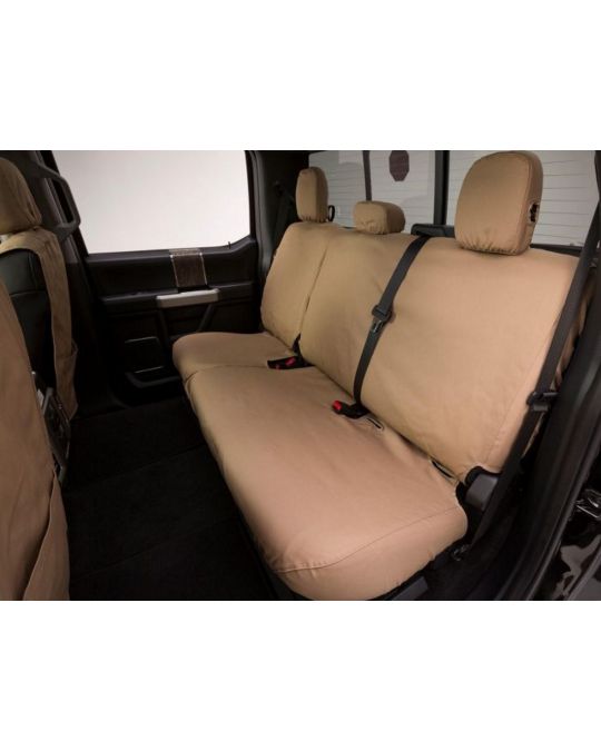 Ford Seat Covers Rear Crew Cab 60/40 Folding Without Armrest Taupe