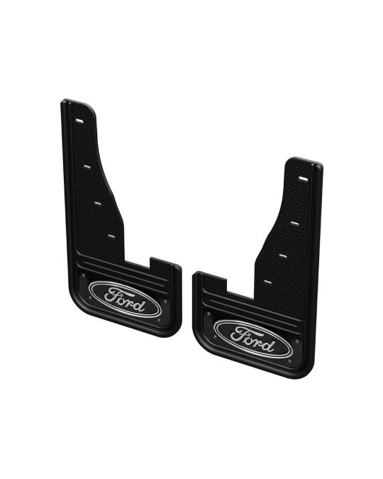 Ford Splash Guards - Rear - Black Oval Logo