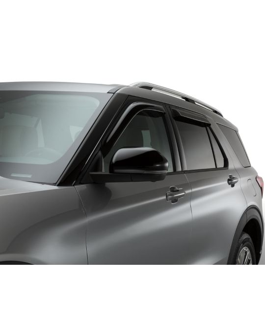 Ford Side Window Deflectors Smoke Color Set Of Four