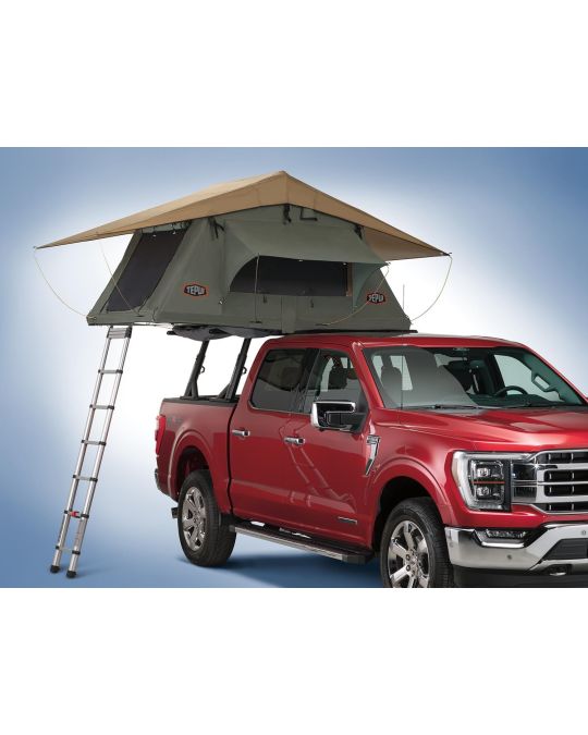 Ford Tent Rack Mounted by Tepui Green & Khaki